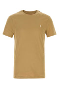 Polo Ralph Lauren Logo-Embroidered Cotton T-Shirt — Beige