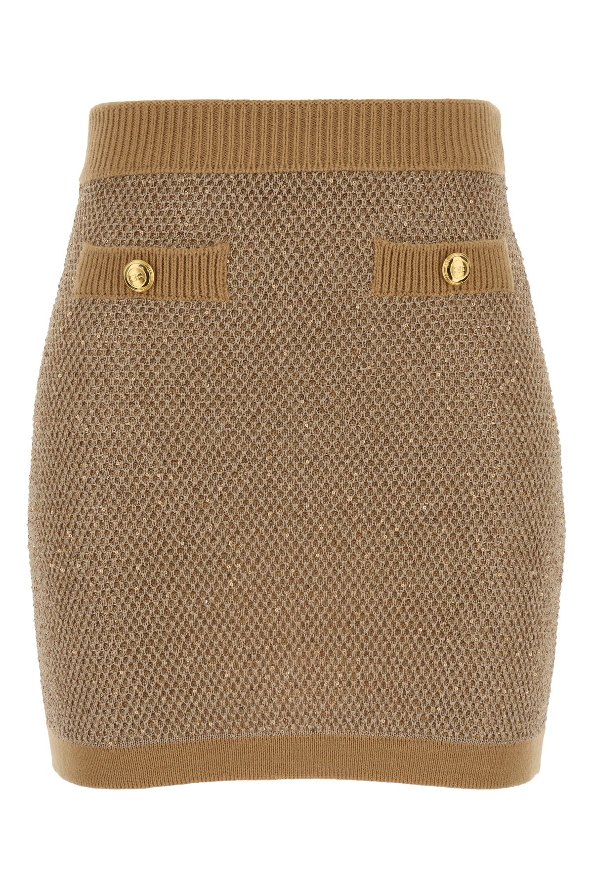 Elisabetta Franchi Gonna Skirt — Beige