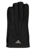 Guantes Prada de piel napa — Negro