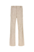 Bottega Veneta Lino Trousers — Gray