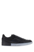 Dolce & Gabbana Leather Low-Top Sneaker — Black