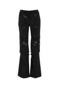 Off-White Multi-Strap Flared Cargo Pants — Black
