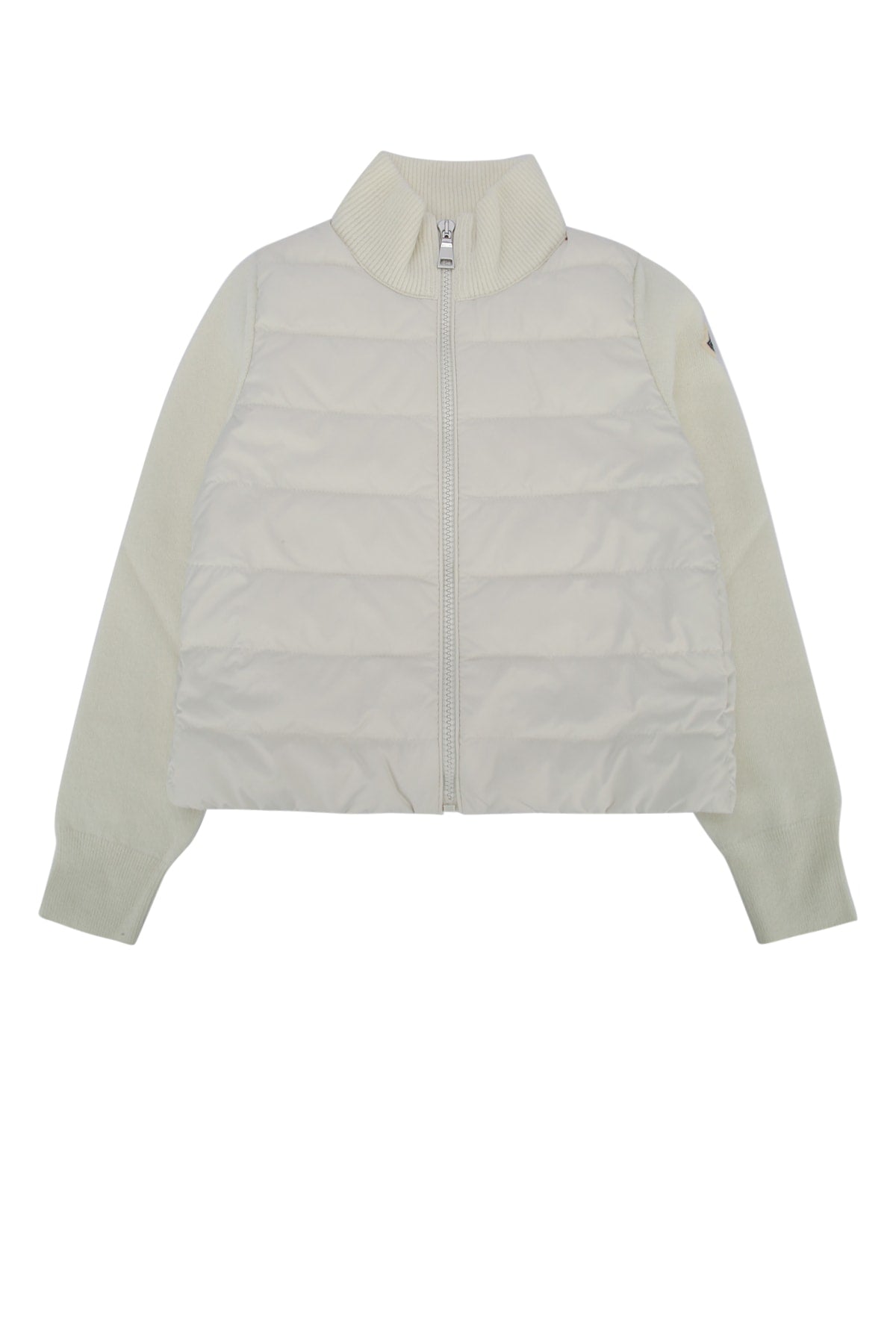 Moncler Jr Baby Cardigan — Beige