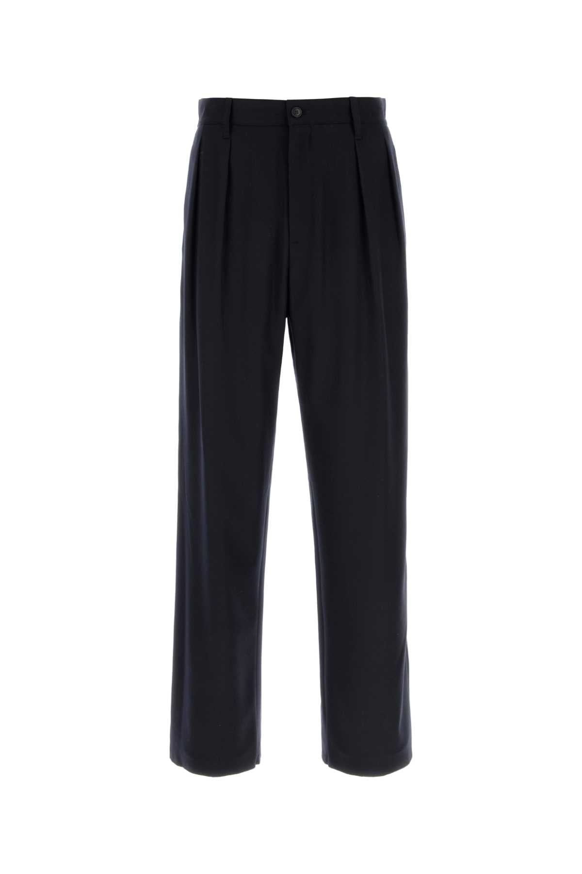 Giorgio Armani X Alanui Virgin Wool Trousers — Navy