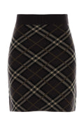 Burberry Wchk Mini Skirt — Black