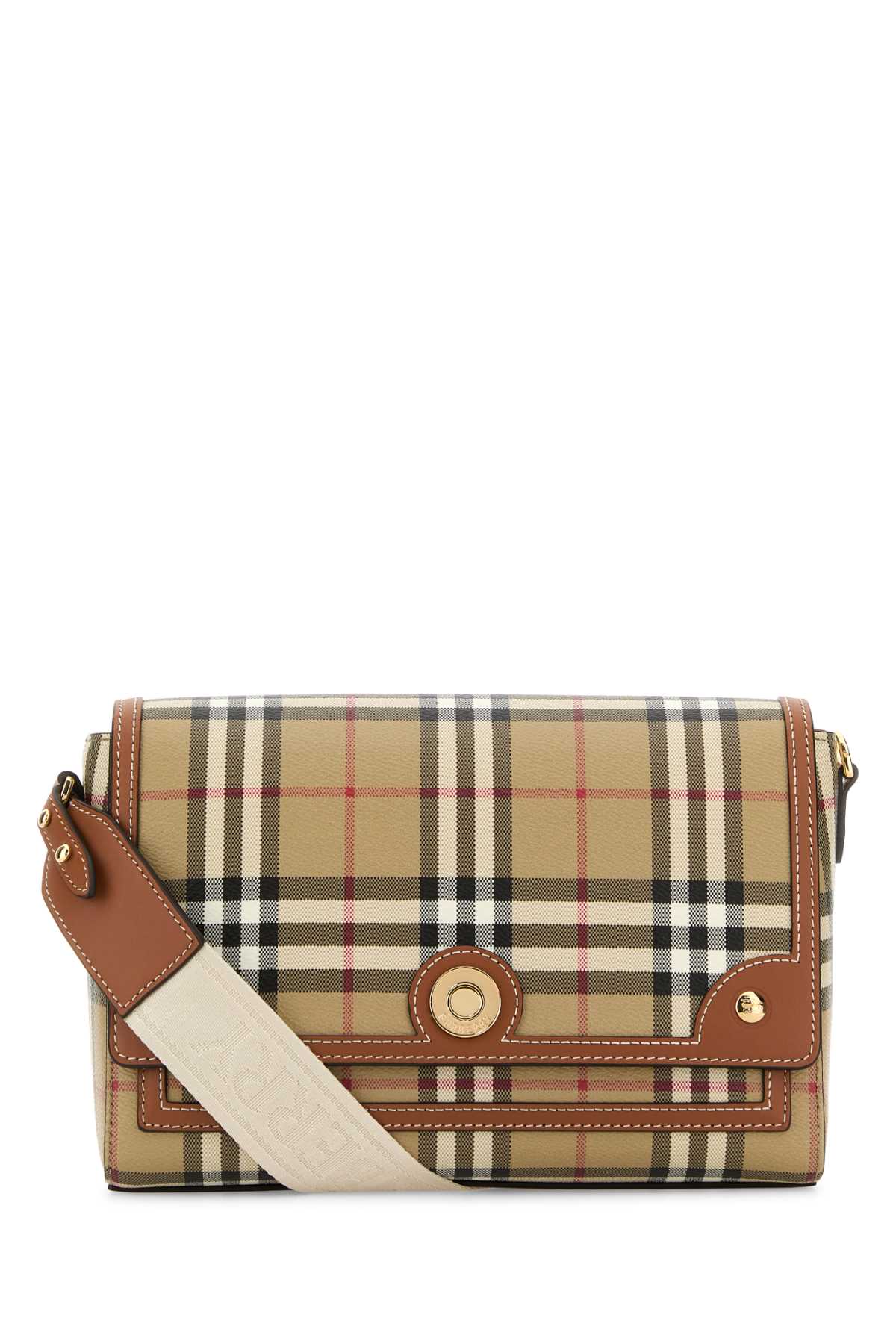 Burberry Note Crossbody Bag — Brown