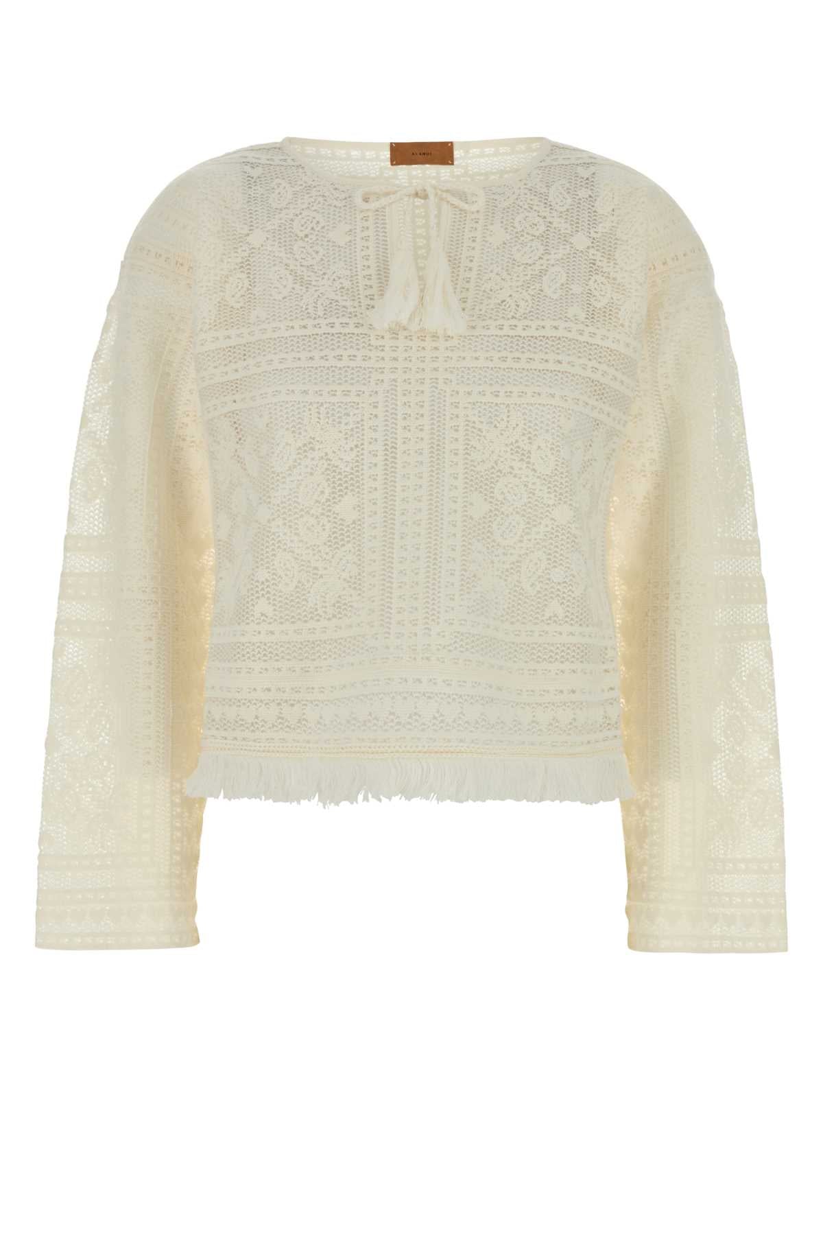 Alanui Book Blouse — White