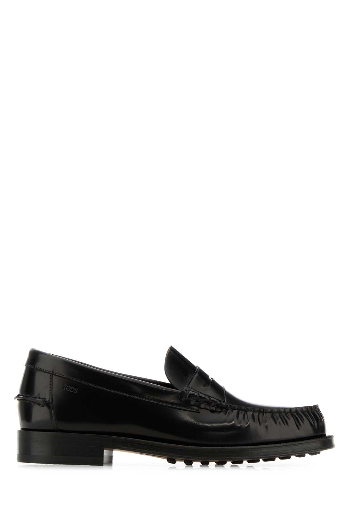 Tod's Leather Loafer — Black