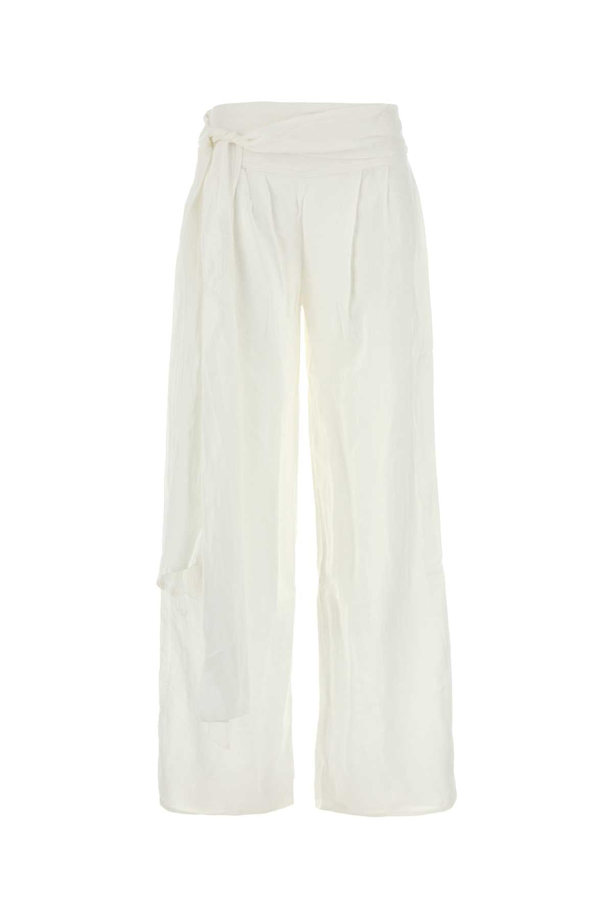 Lois Trouser Trousers — White