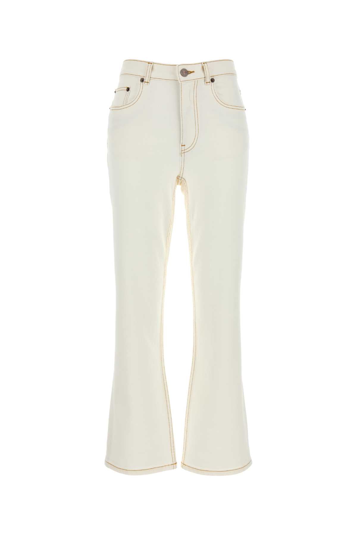Tory Burch Jeans Jeans — Ivory