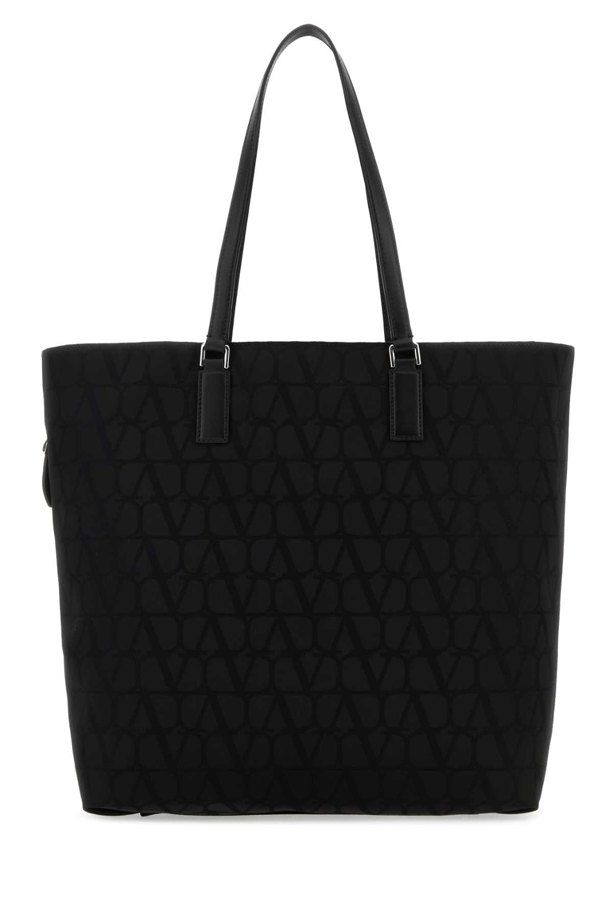 Valentino Garavani Toile Iconographe Tote Bag — Black