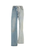 Balenciaga Fifty-Fifty Jeans — Blue