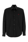 Alexander McQueen Stand Shirt — Black