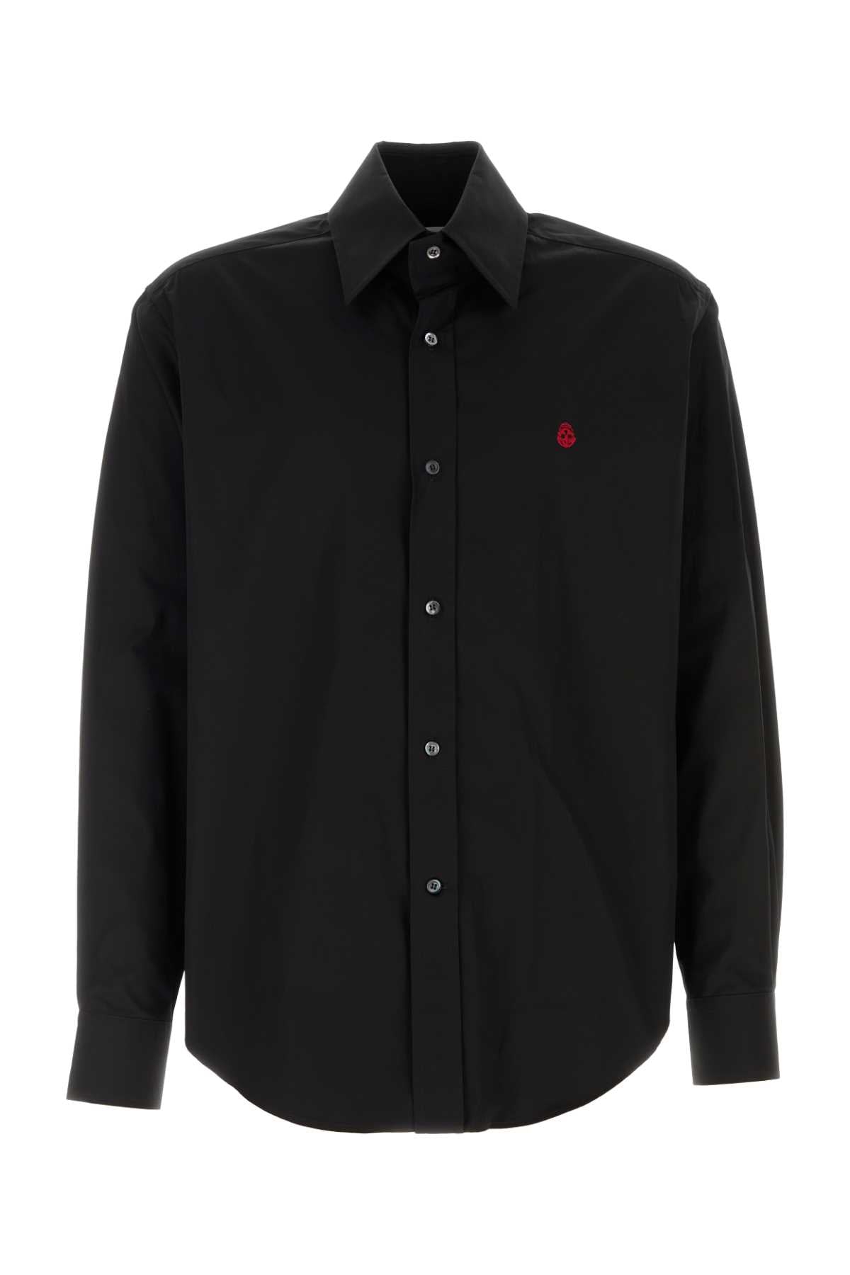 Alexander McQueen Stand Shirt — Black