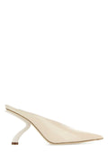 Ferragamo Itaca Mule Heel — Beige