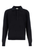 Saint Laurent Manches Polo Shirt — Navy