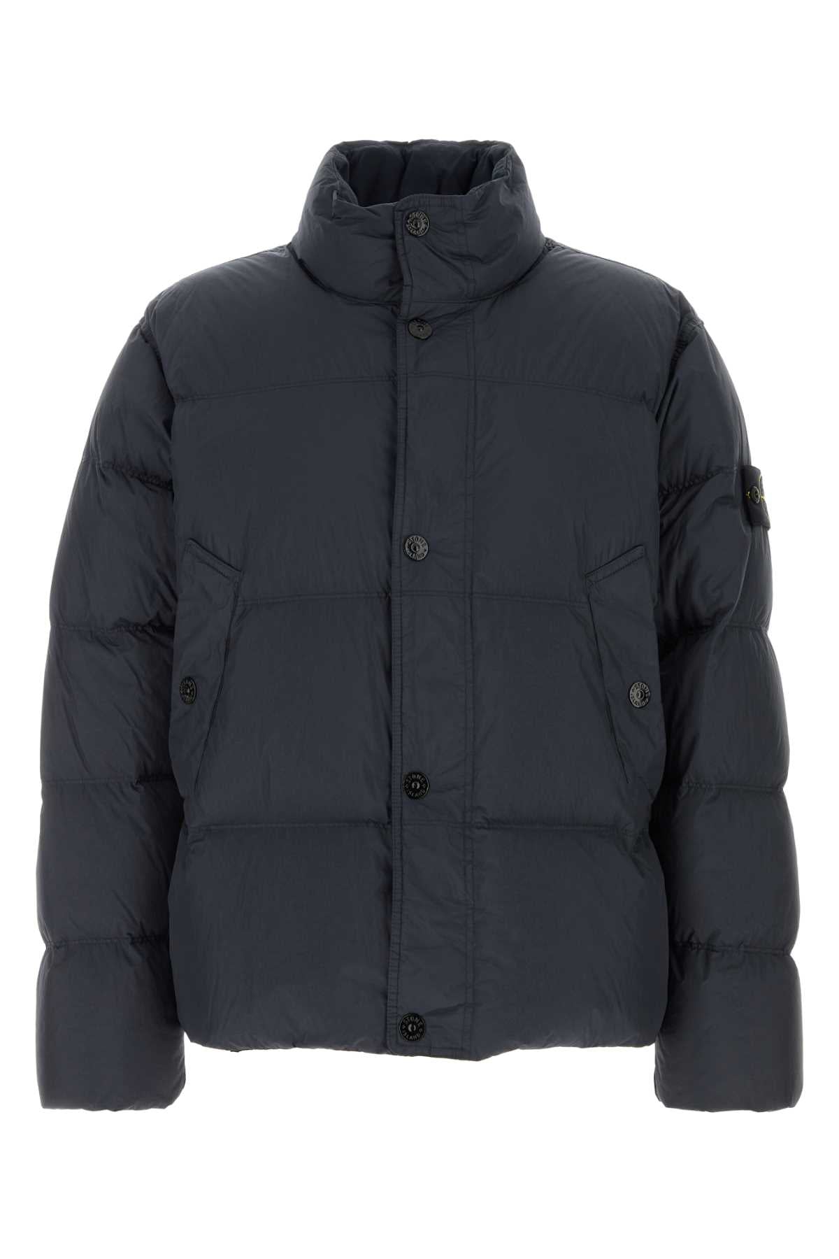 Stone Island Bomber Down Jacket — Navy