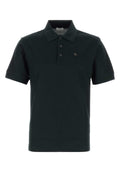 Burberry Cuff Polo Shirt — Black
