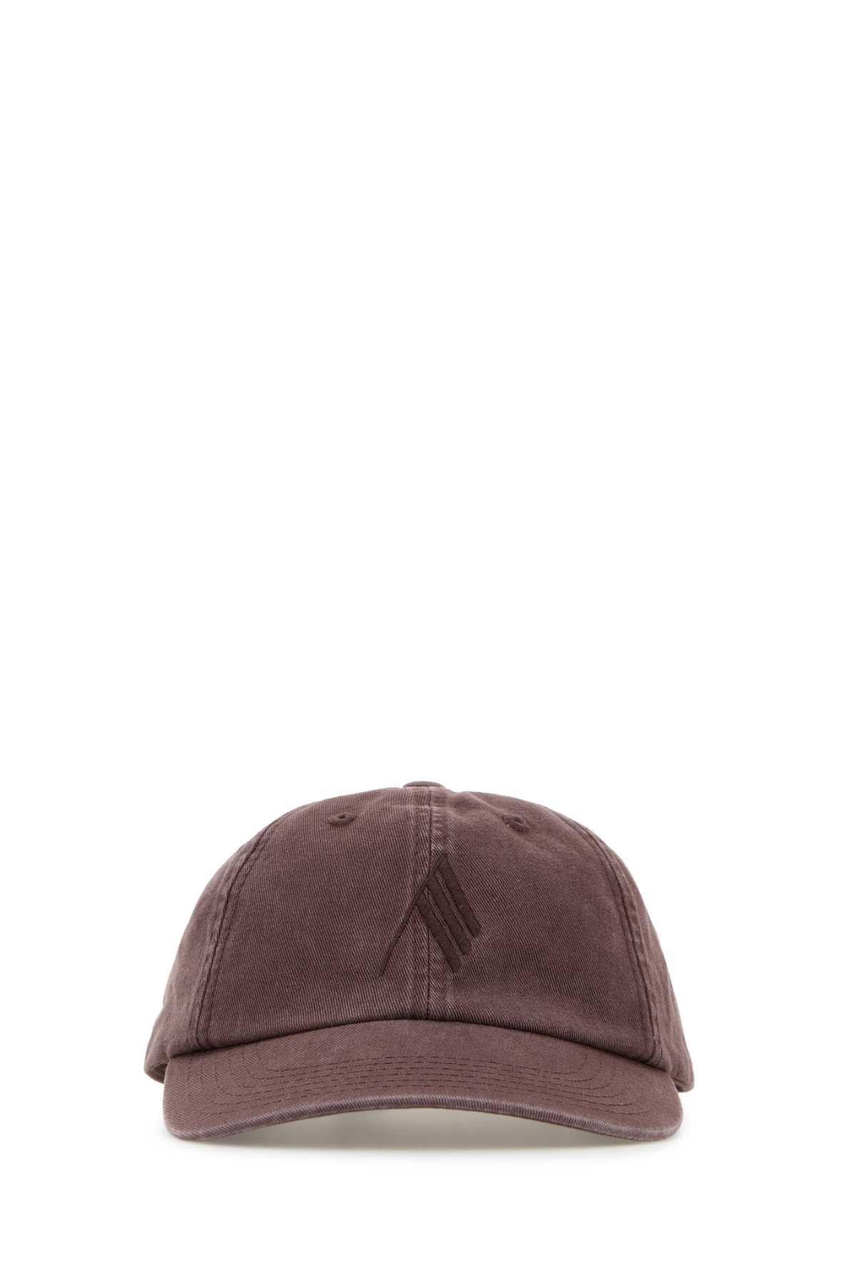 The Attico CAP Cotton Baseball Cap — Brown