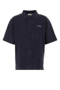 Carhartt Wip Garment-Washed Piqué Polo — Navy