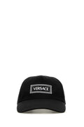 Versace BASEBALL Embroidered Logo Baseball Cap — Black