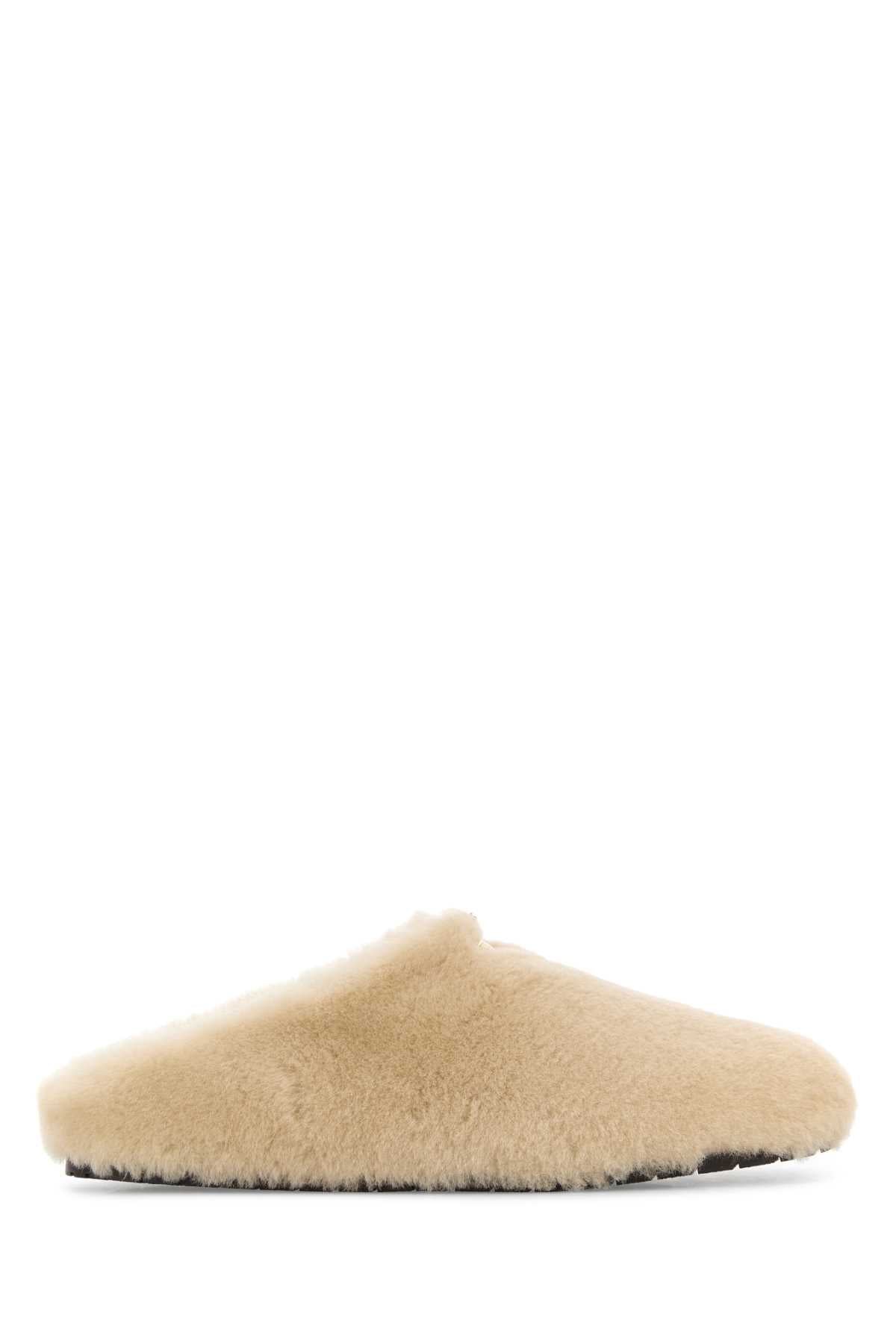 Prada Sabot Slipper — Beige