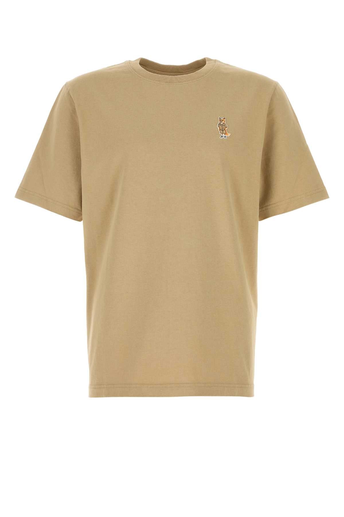 Maison Kitsune Comfort T-Shirt — Beige