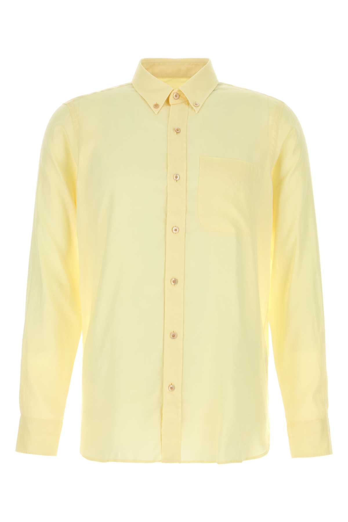 Tom Ford Fluid Shirt — Yellow