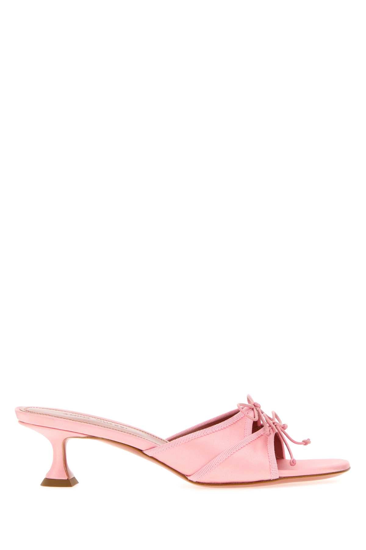 Amina Muaddi Eleonora Mule — Pink