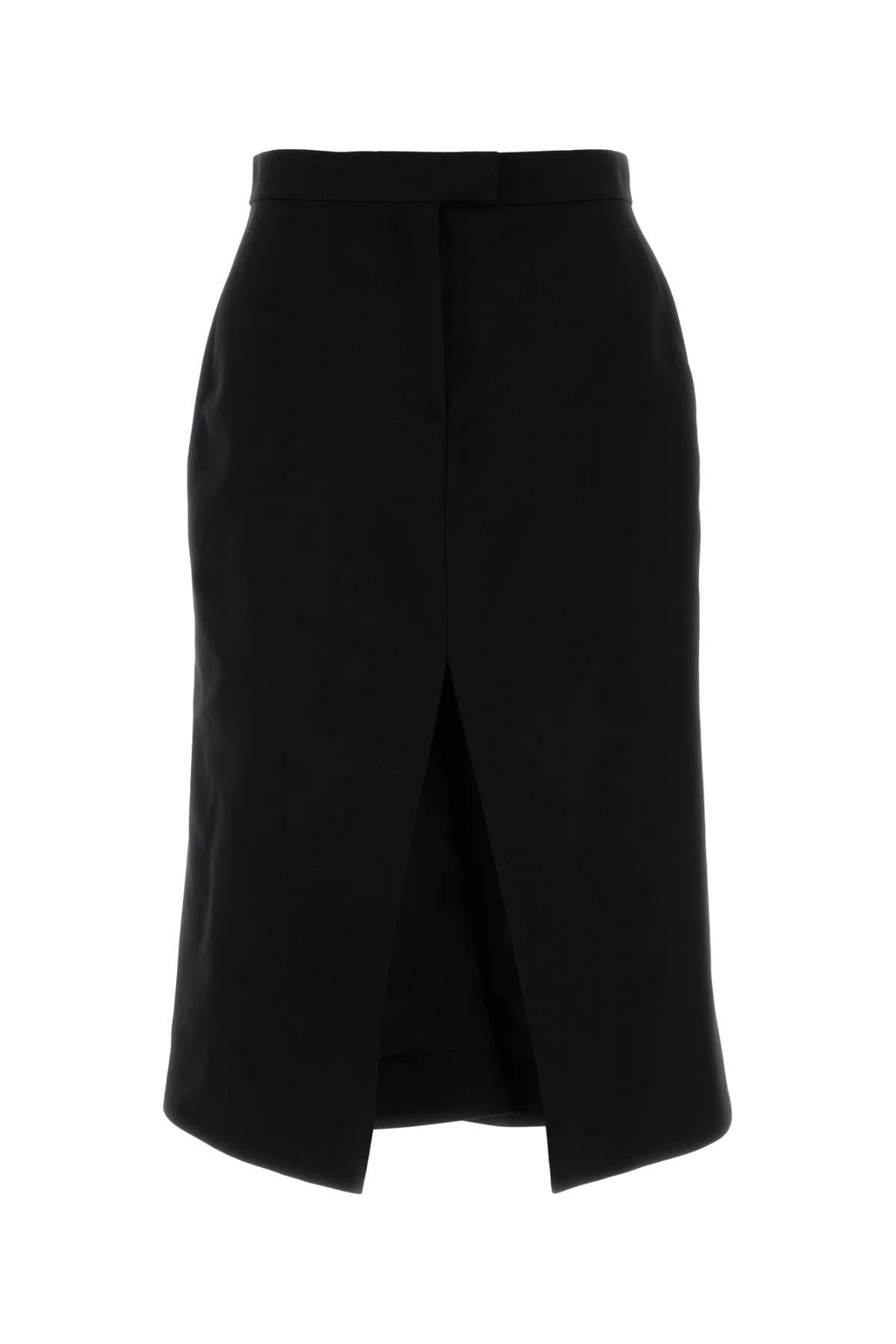 Alexander McQueen Kick Back Skirt — Black
