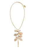 Dsquared2 Shell & Gold Chain Necklace — Gold