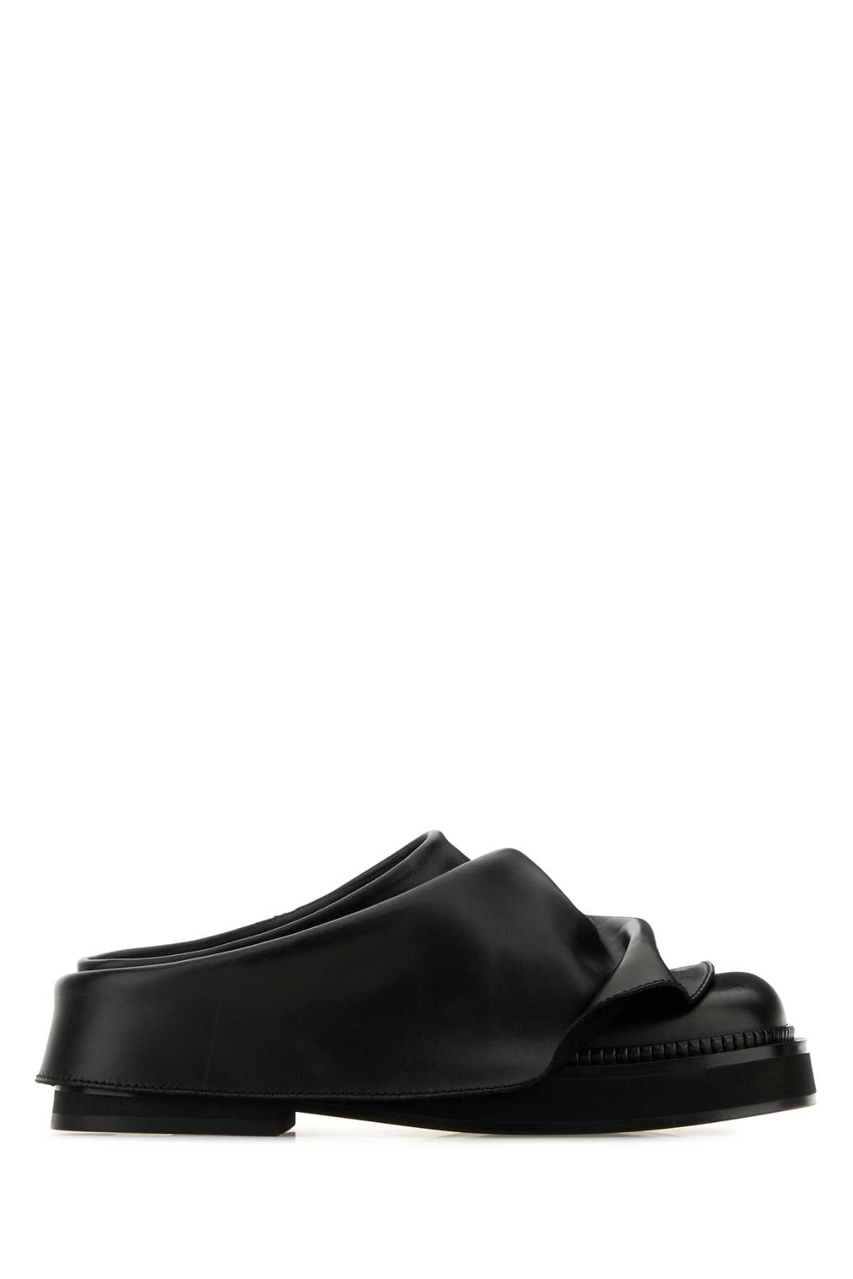 The Attico Mini Robin Mule — Black