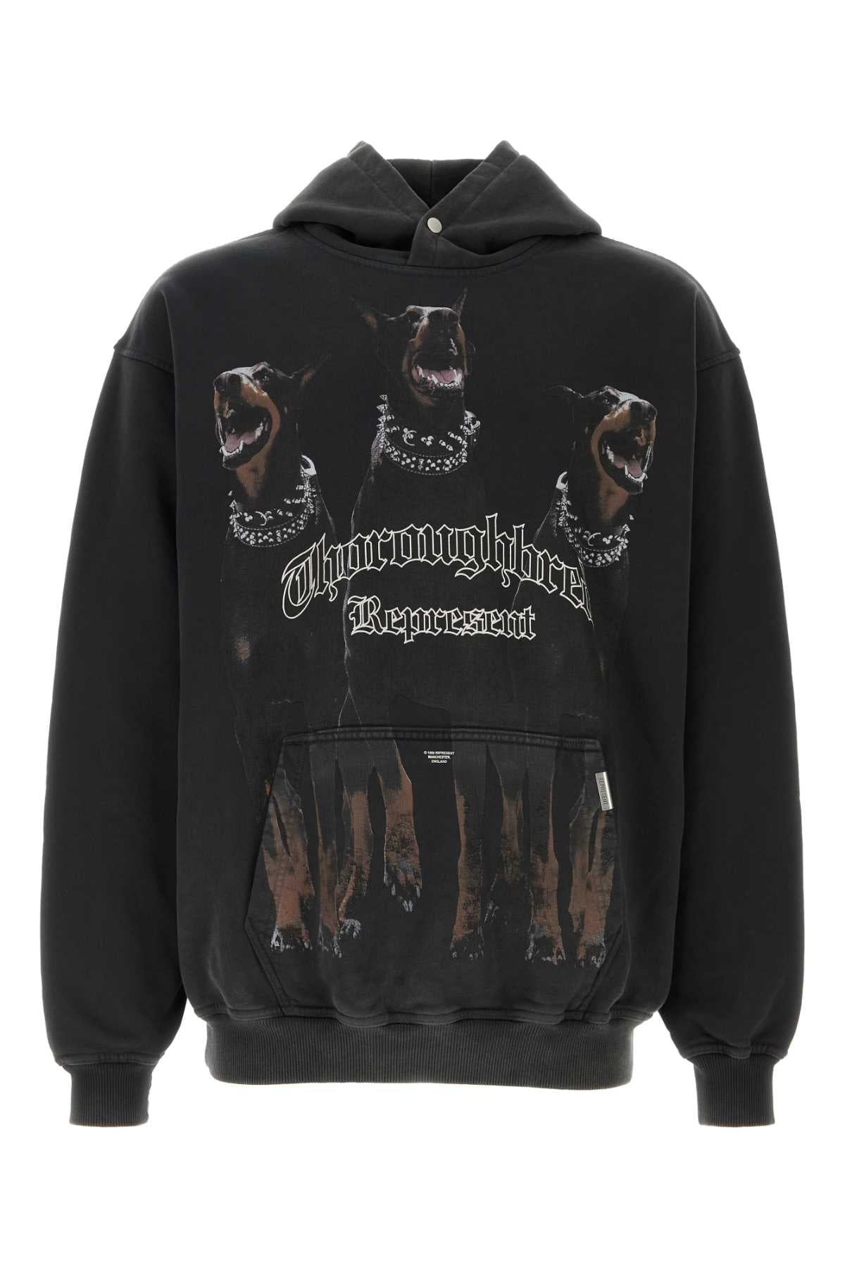 Represent Thoroughbred Hoodie — Black