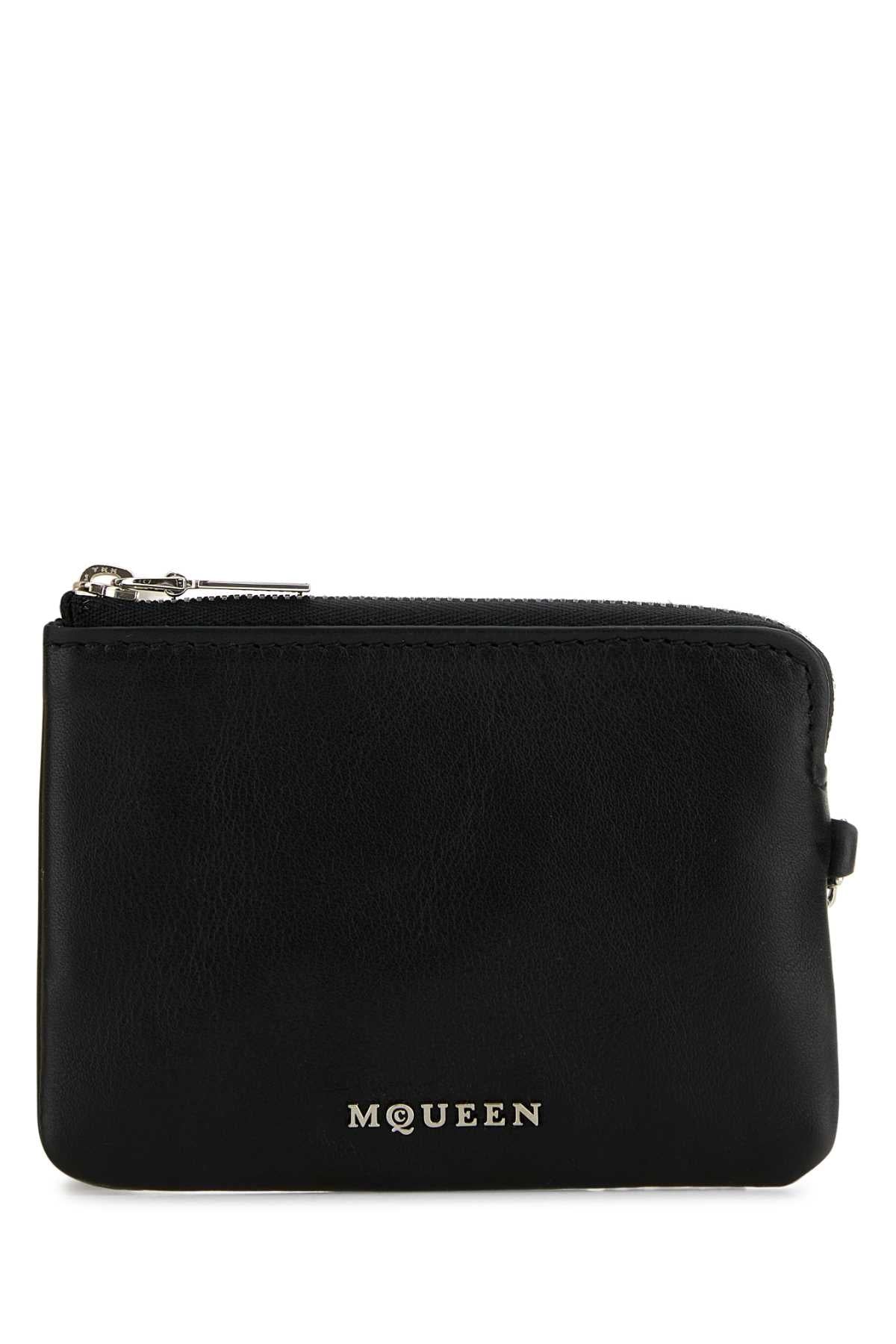 Alexander McQueen Coin Wallet — Black