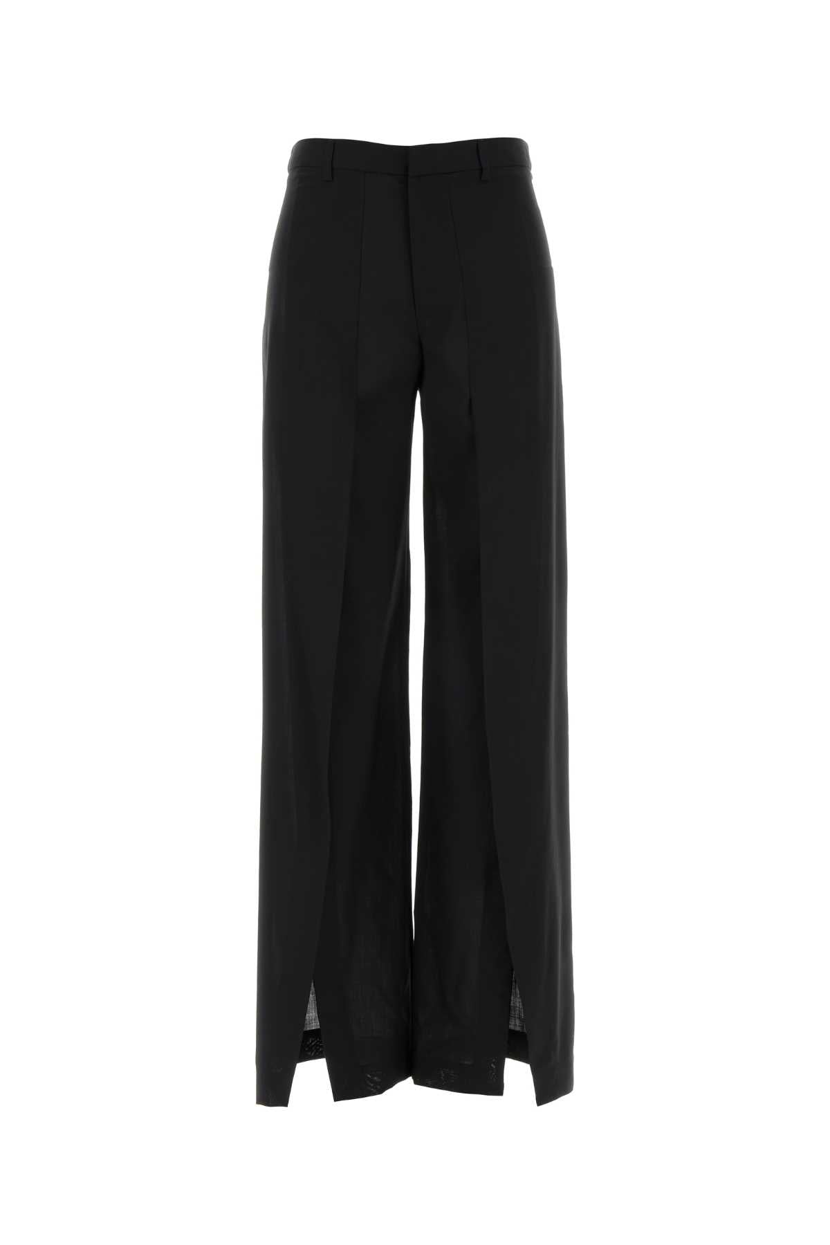 Pt Torino Virgin Wool Trousers — Black