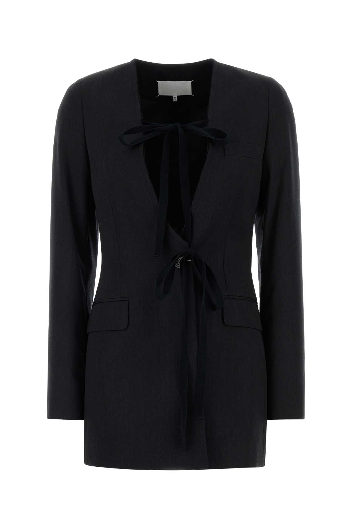Maison Margiela Virgin Wool Blazer — Gray