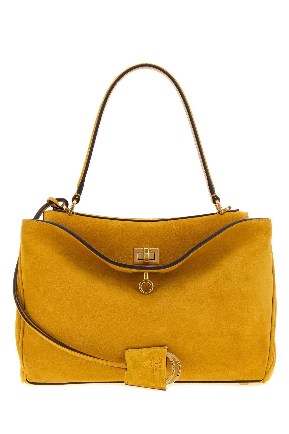 Balenciaga Rodeo Top Handle Bag — Yellow