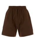 Entire Studios Sweatshort Bermuda Shorts — Brown