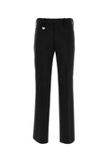 Burberry Virgin Wool Trouser — Black