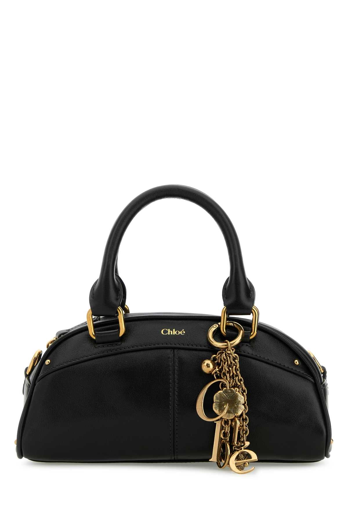 Chloé Bowling Shoulder Bag — Black