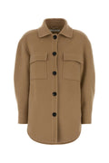 Abrigo de mezcla de lana Aftercoat — Beige
