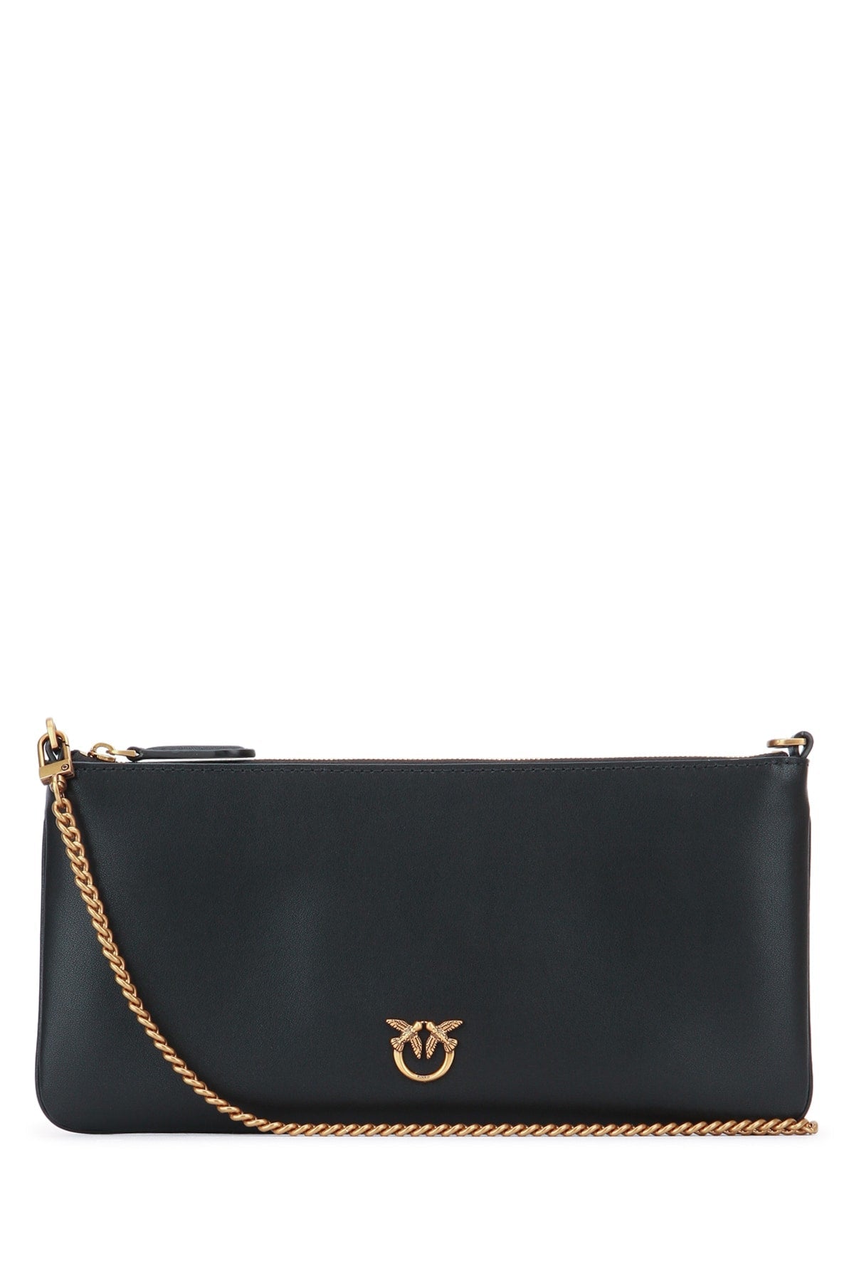 Pinko Flat Clutch — Black