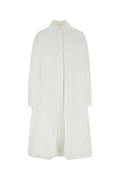 Jil Sander Cotton Poplin Shirt Dress — White