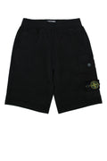 Stone Island Kids Bottoms Shorts — Black