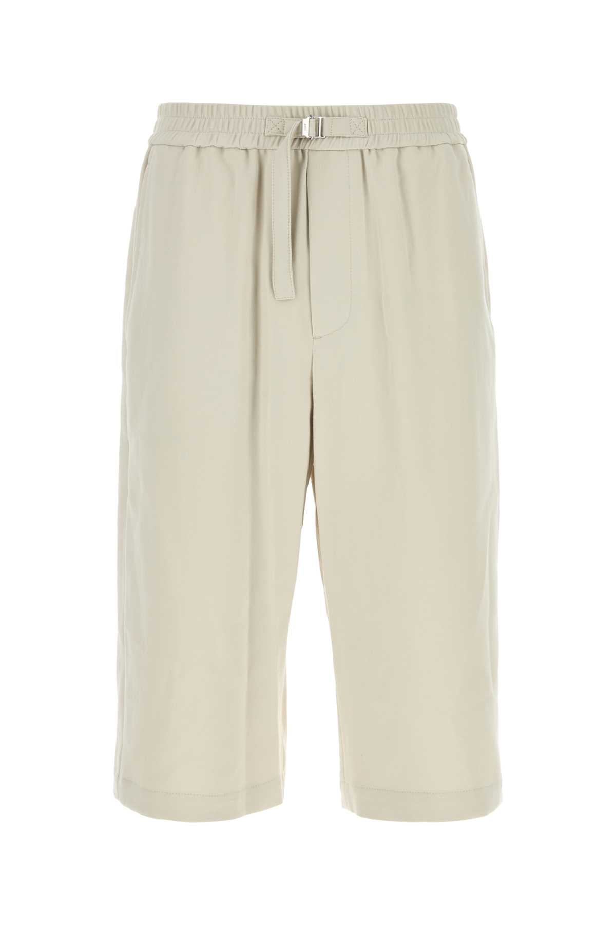 AMI Paris Shorts Bermuda Shorts — Beige