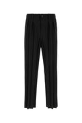 Homme Plisse' Issey Miyake Ensemble Trousers — Black