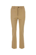 Saint Laurent Drill Trousers — Beige