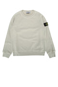 Stone Island Kids Cotton Crew-Neck Sweatshirt — Beige