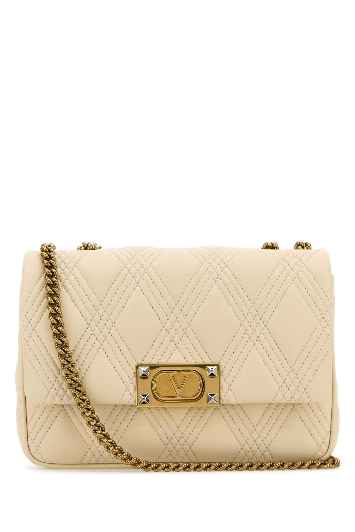 Valentino Garavani Shoulder Shoulder Bag — Beige