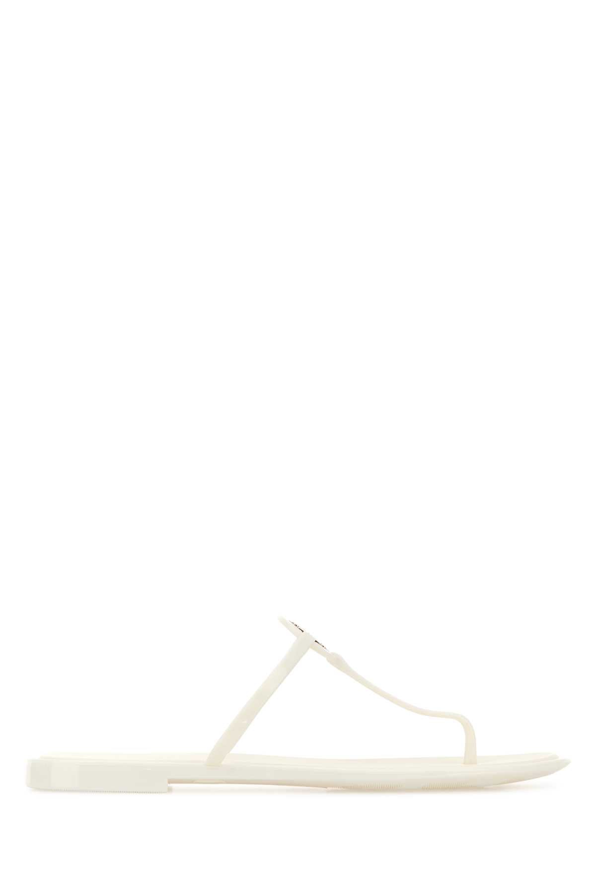 Tory Burch Mini Miller Sandal — White